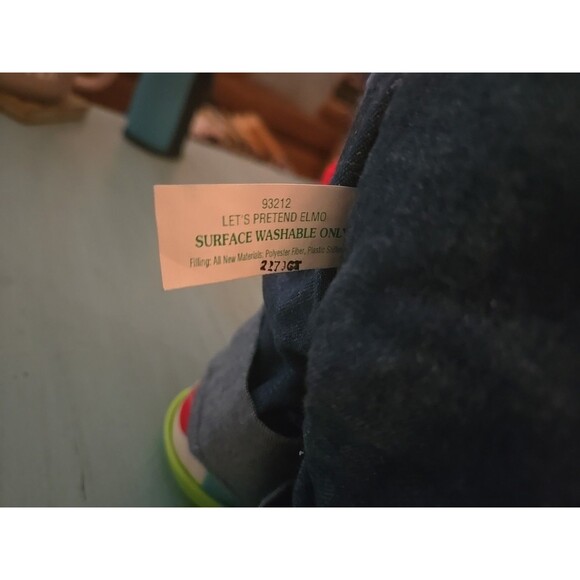 1999 Let's Pretend Elmo Sesame Street Toy Mattel Talks To Play, Children's Toy - Picture 7 of 9